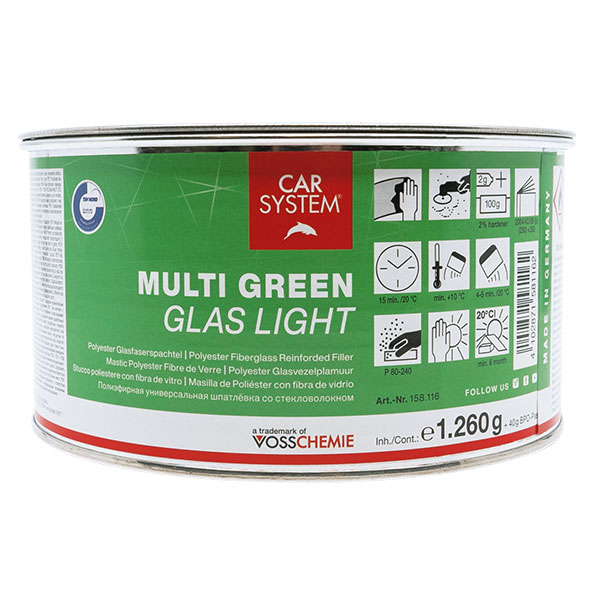 Multi Green Glas Light